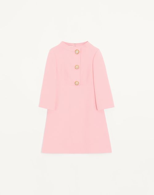 Valentino - Crepe Couture Short Dress - Light Pink - Woman - Dresses