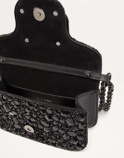 Small Valentino Garavani Locò Shoulder Bag With Crystals for Small Valentino Garavani Locò Shoulder Bag With Crystals for