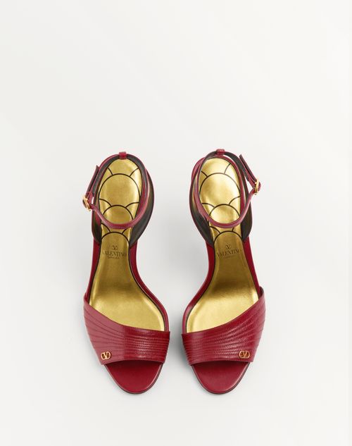 Ladycrush Sandal In Kidskin 85mm for Woman in Ivory Ladycrush Sandal In Kidskin 85mm for Woman in Ivory