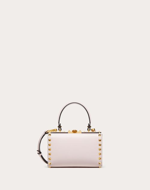 Valentino Garavani - Rockstud Grainy Calfskin Box Bag - Rose Quartz - Woman - Woman Bags & Accessories Sale