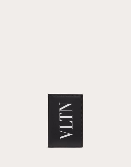Valentino Garavani - Vltn Cardholder - Black/white - Man - Coin Purses & Card Cases