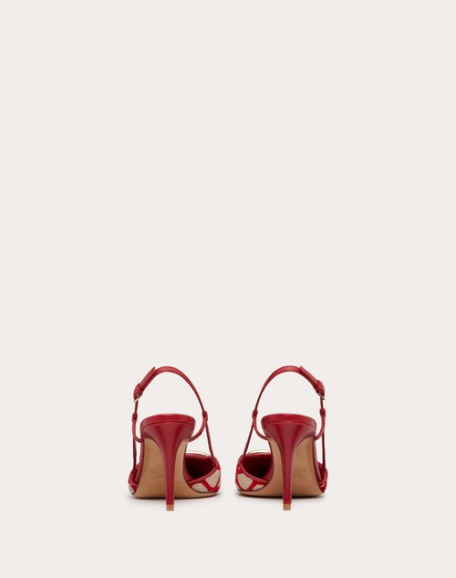 Valentino Garavani VLogo Signature slingback pumps - Red