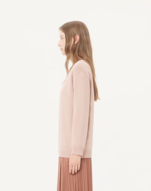 Valentino - Cashmere Jumper - Poudre - Woman - Knitwear