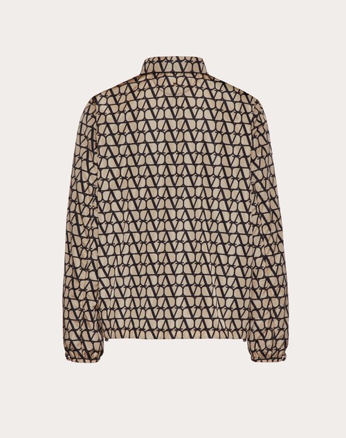 Valentino Garavani VLTN print windbreaker - Black