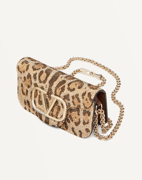 Valentino Garavani Loco Small Leopard Calf-Hair Shoulder Bag