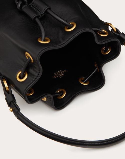 Black Drawstring Bucket Bag - CHARLES & KEITH US