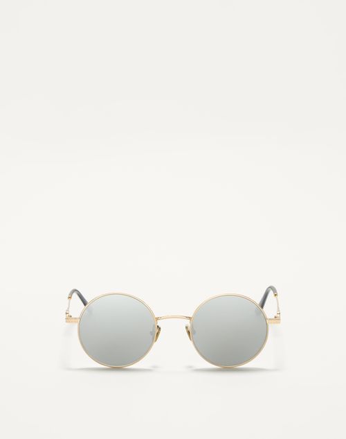 Valentino - Round Metal Frame - Gold/silver - Unisex - Akony Eyewear - Accessories