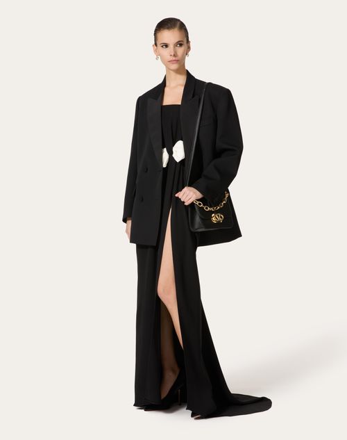Valentino - Robe De Soirée En Cady Couture - Noir - Femme - Nouveautés