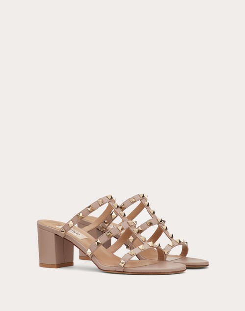 valentino rockstud brown sandals