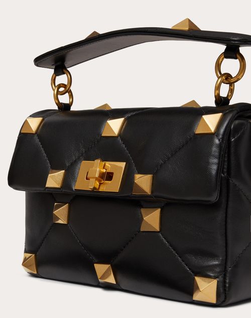 MEDIUM ROMAN STUD THE SHOULDER BAG IN NAPPA WITH CHAIN