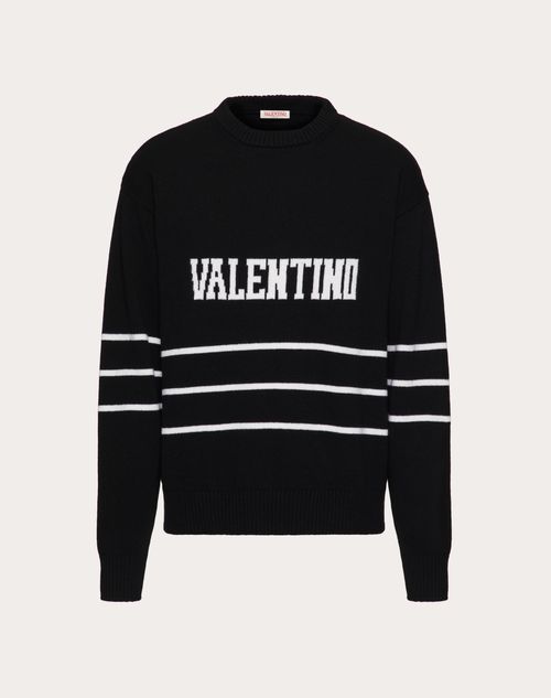 Valentino Embroidered Crewneck Sweater for Man | Valentino TH
