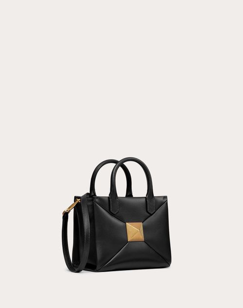 Valentino Garavani - Small One Stud Nappa Handbag - Black - Woman - Bags