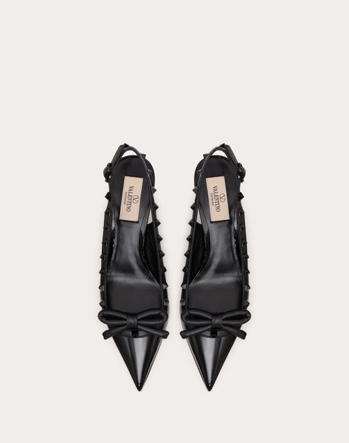 Valentino rockstud 2025 slingback black