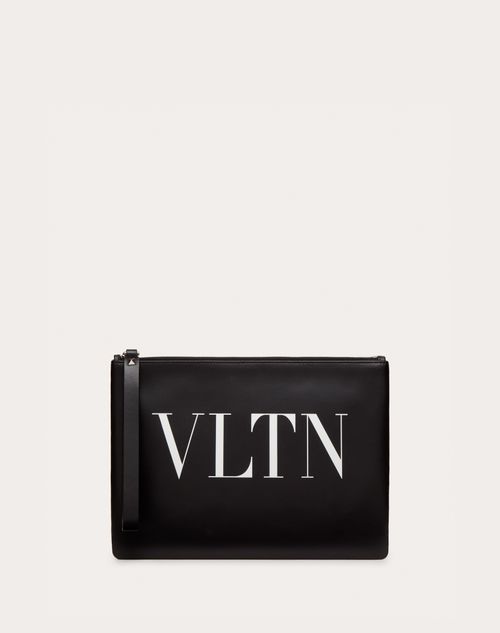 Valentino Garavani - Vltn Pouch - Black - Man - Clutches And Pouches