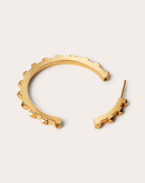 Valentino Garavani - Rockstud Metal Earrings - Gold - Woman - Jewellery