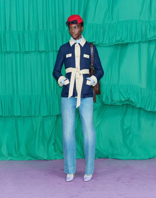 デニム パンツ for ウィメンズ インチ ブルー | Valentino JP デニム パンツ for ウィメンズ インチ ブルー | Valentino JP