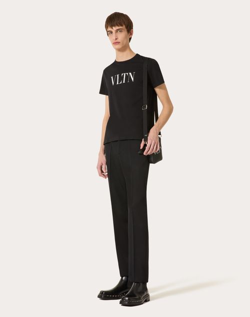 Valentino - Vltn 티셔츠 - 블랙 - 남성 - 티셔츠 & 스웻셔츠