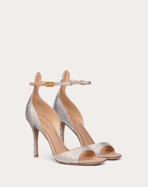 Valentino Garavani Tan-go With Crystals for Woman in Crystal/rose Cannelle | US
