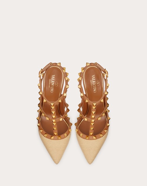 valentino raffia mules