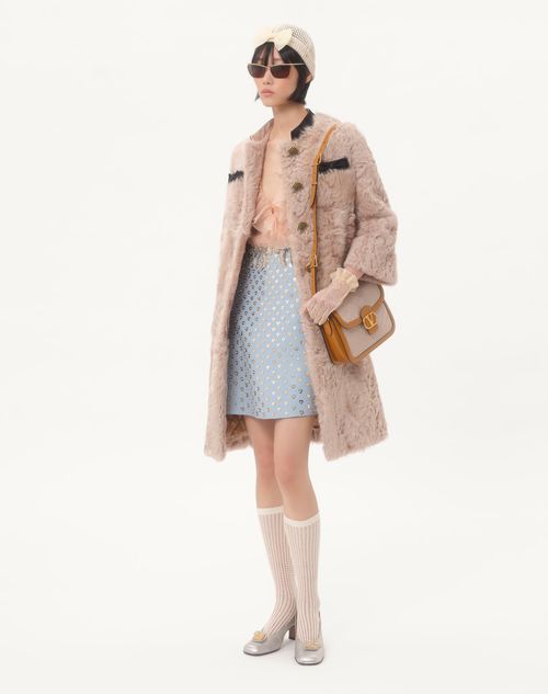 【VALENTINO】ギャザー入り ウールクレープ コート valentino ロングコート 24aw look42 - メルカリ