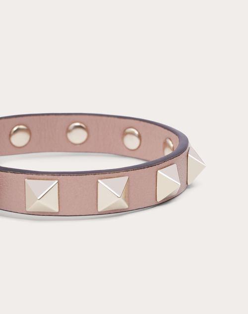 Valentino Garavani - Armband Rockstud - Poudre - Frau - Leather Bracelets - Accessories