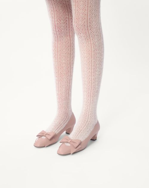 Valentino Garavani - Bowow Pump In Kidskin 45mm - Woman - Pumps
