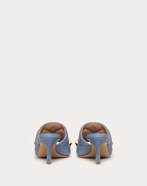 Roman Stud Slide Sandal In Quilted Nappa 65 Mm for Woman in