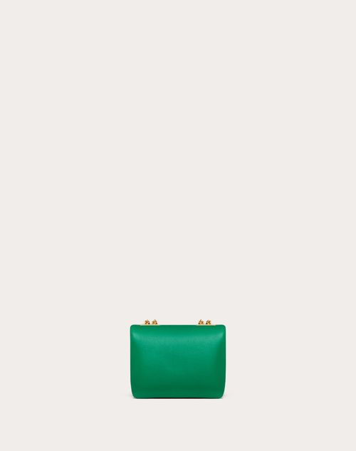 One Stud Nappa Micro Bag With Chain for Woman in Green