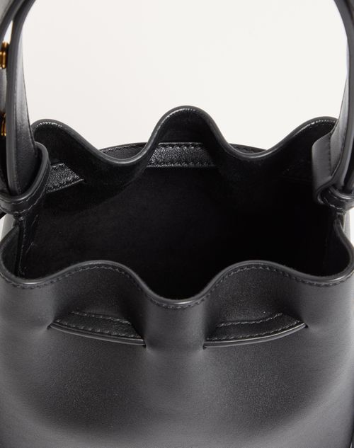 Valentino Garavani - Valentino Garavani Small So Seau Bucket Bag In Leather - Black - Woman - Woman Bags & Accessories Sale