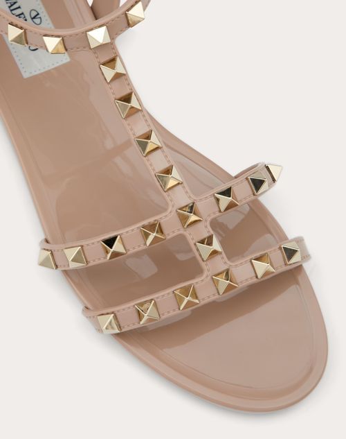 rockstud sandals flat