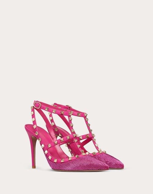 valentino rockstud cage heels