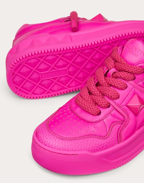 Womens pink valentino on sale trainers