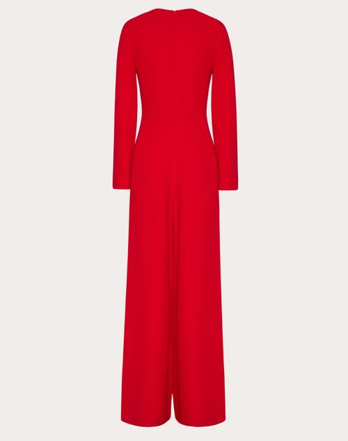 Valentino - Cady Couture Vlogo Chain Jumpsuit - Red - Woman - Dresses