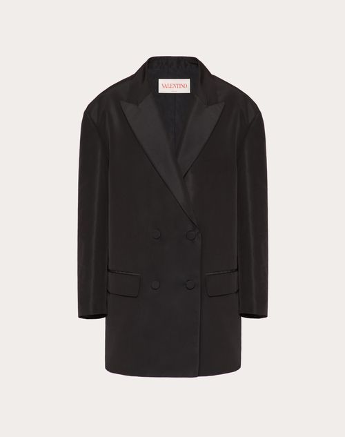 Valentino - Faille Blazer - Black - Woman - Jackets And Blazers