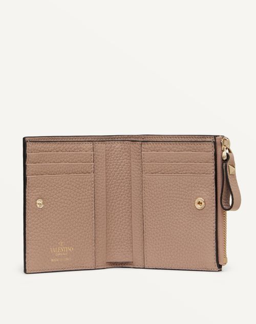 【VALENTINO GARAVANI】スタッズカーフスキンスモールウォレット Amazon | [ヴァレンティノ] 二つ折り財布 ロックスタッズ カーフ