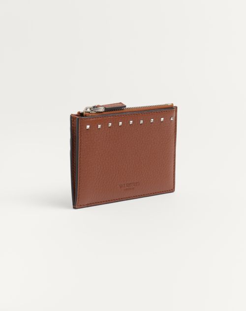 ロックスタッズ グレインカーフスキン カードホルダー for