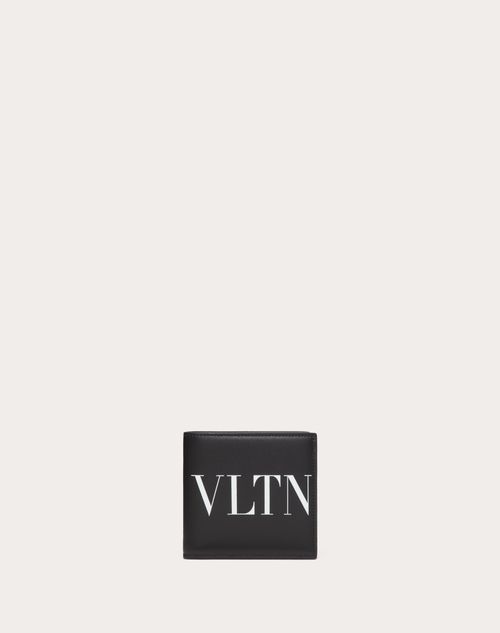 Valentino Garavani - Vltn Wallet - Black - Man - Wallets And Small Leather Goods