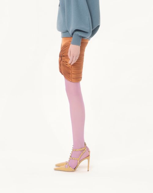 Valentino - Cady Satinrock - Bronze - Frau - Röcke