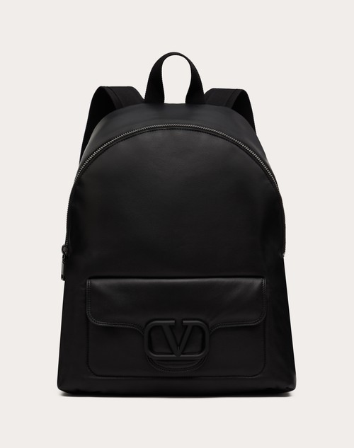 ヴァレンティノ ガラヴァーニ ノワール ナッパレザー バックパック for メンズ インチ ブラック | Valentino JP