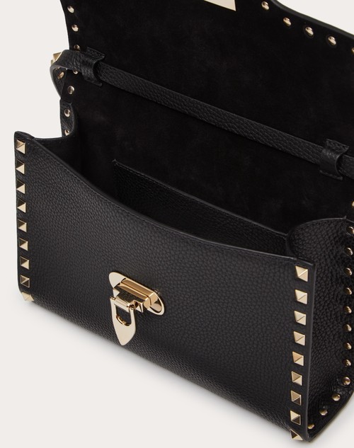 valentino rockstud black on black