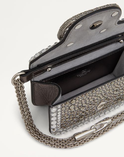 Micro Valentino Garavani Locò Chain Bag With Rhinestones for Micro Valentino Garavani Locò Chain Bag With Rhinestones for