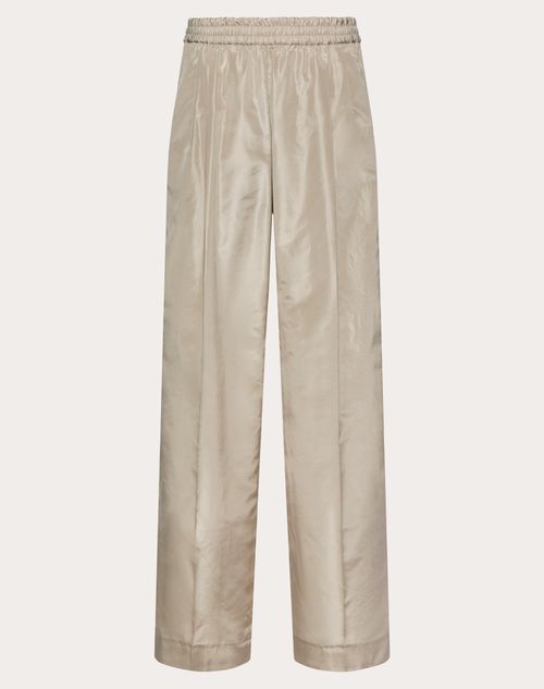 Valentino - Washed Taffeta Pants - Beige - Man - Pants And Shorts