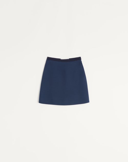 Valentino - Gonna In Crepe Couture - Indaco - Donna - Gonne