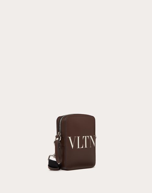 Valentino Mini Locò Leather Crossbody Bag - Black