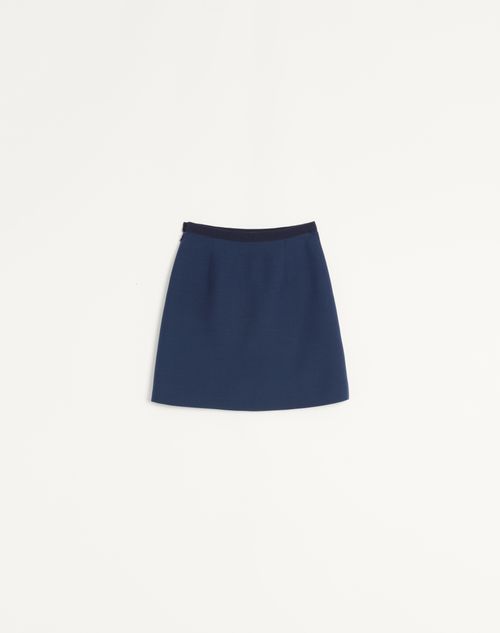 Valentino - Gonna In Crepe Couture - Indaco - Donna - Gonne