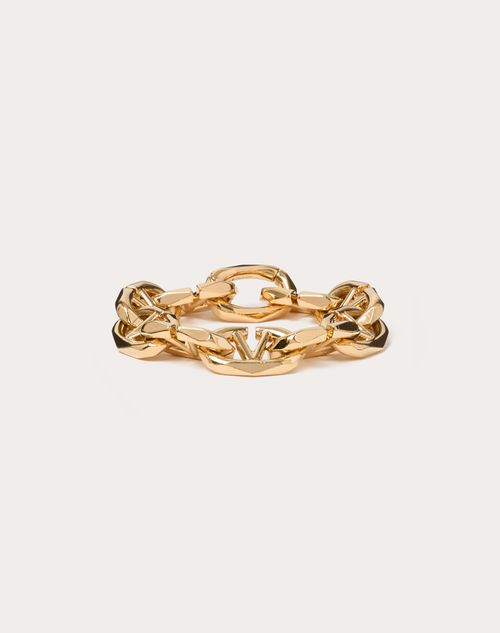 Valentino Garavani - Vlogo The Bold Edition Metal Bracelet - Gold - Woman - Jewelry