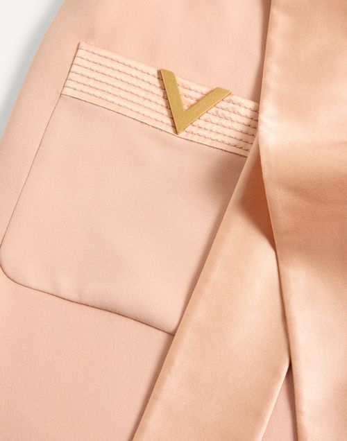 Valentino - Cady Couture Shirt - Salmon - Woman - Shirts And Tops
