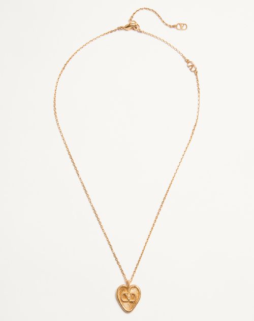Valentino Garavani - Fil Perdu Metal Necklace - Antique Brass - Woman - Gifts For Her