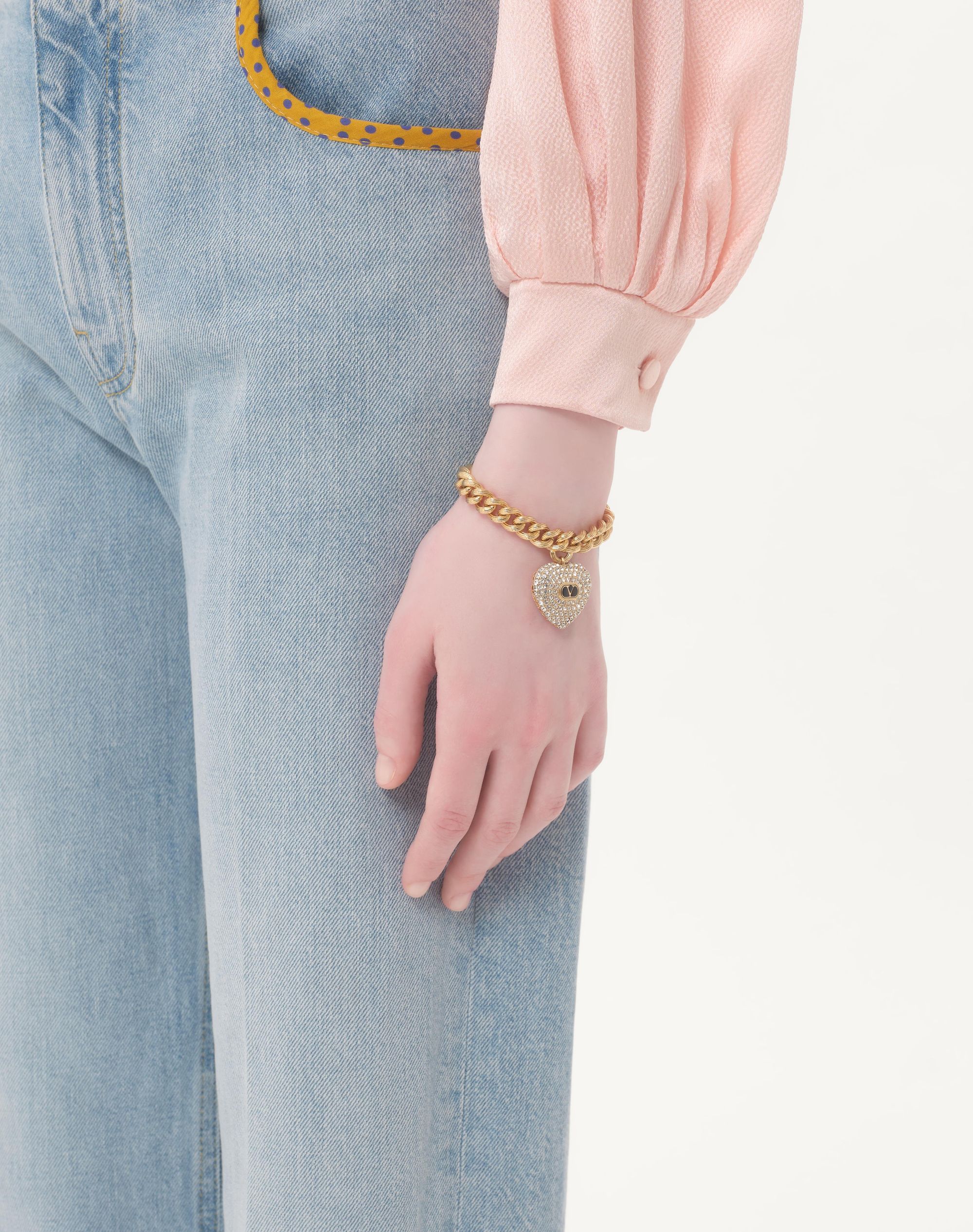 Coeur Royal Metal, Enamel And Swarovski® Crystal Bracelet