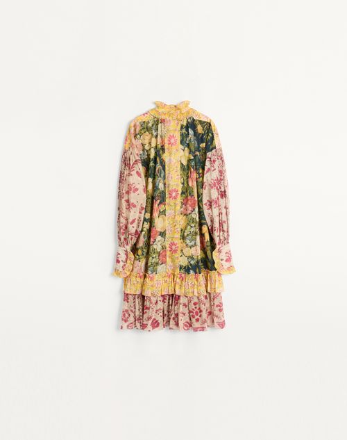 Valentino - Après L'hiver Macro Flower Print Muslin Dress - Multicolor - Woman - Dresses
